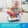 imageFisherPrice Toddler Toy Tap ampamp Turn Bench Pretend Tools 2Sided Construction Set for Ages 1 Years