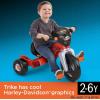 imageFisherPrice Toddler Tricycle HarleyDavidson Lights ampamp Sounds Trike Toy Bike with Adjustable Seat ampamp Storage for Outdoor Play Kids Ages 2 Years Amazon Exclusive