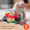 imageFisherPrice Wood Baby Toy Treehouse Ball Run 2Piece Wooden Activity for Developmental Play Infants ampamp Toddlers Ages 9 Months