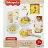 imageFisherPrice Wood Kitchen Toy Veggie Soup Tiny Garden 16Piece Wooden Pretend Cooking Playset for Preschool Kids Ages 3 Years Amazon ExclusivePasta Chef
