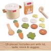 imageFisherPrice Wood Kitchen Toy Veggie Soup Tiny Garden 16Piece Wooden Pretend Cooking Playset for Preschool Kids Ages 3 Years Amazon ExclusiveVeggie Soup