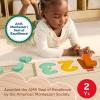 imageFisherPrice Wood Montessori Toy 123 Puzzle American Montessori Society Seal of Excellence 6Piece Wooden Learning Activity ampamp Expert Play Tips for Toddlers ampamp Kids Ages 2 Years Amazon Exclusive