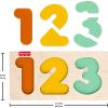 imageFisherPrice Wood Montessori Toy 123 Puzzle American Montessori Society Seal of Excellence 6Piece Wooden Learning Activity ampamp Expert Play Tips for Toddlers ampamp Kids Ages 2 Years Amazon Exclusive