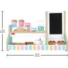 imageFisherPrice Wood Pretend Play Coffee Shop ampamp Toy Register 20Piece Wooden Food Playset for Preschool Kids Ages 3 YearsCoffee Shop