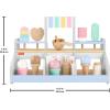 imageFisherPrice Wood Pretend Play Coffee Shop ampamp Toy Register 20Piece Wooden Food Playset for Preschool Kids Ages 3 YearsIce Cream Shop