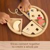 imageFisherPrice Wood Pretend Play Toy Fruit Pie Tiny Garden 16Piece Wooden Food Puzzle Set for Preschool Kids Ages 3 Years Amazon ExclusiveFruit Pie