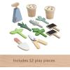 imageFisherPrice Wood Pretend Play Toy Herb Garden ampamp Tools Set 12Piece Wooden Playset for Preschool Kids Ages 3 Years