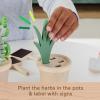 imageFisherPrice Wood Pretend Play Toy Herb Garden ampamp Tools Set 12Piece Wooden Playset for Preschool Kids Ages 3 Years