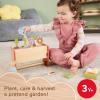 imageFisherPrice Wood Pretend Play Toy Tiny Garden Caddy 12Piece Set with Wooden Tools ampamp Plants for Preschool Kids Ages 3 Years Amazon Exclusive