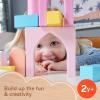 imageFisherPrice Wood Toddler Toy Castle Block Set 28 Wooden Pieces for Stacking Developmental Play Preschool Kids Ages 2 YearsCastle