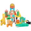 imageFisherPrice Wood Toddler Toy Castle Block Set 28 Wooden Pieces for Stacking Developmental Play Preschool Kids Ages 2 YearsJungle