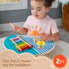 imageFisherPrice Wood Toddler Toy Musical Table 3Piece Wooden Percussion Instrument for Developmental Play Kids Ages 2 Years