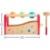 imageFisherPrice Wood Toddler Toy Pound ampamp Tap Bench Xylophone 6Piece Wooden Musical Activity for Preschool Kids Ages 18 Months