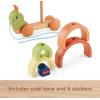 imageFisherPrice Wood Toddler Toy PullAlong Stacking Snail Tiny Garden 6Piece Wooden Activity for Motor Skill Development Kids Ages 18 Months Amazon Exclusive
