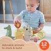 imageFisherPrice Wood Toddler Toy Veggie Stacker Tiny Garden Wooden Sorting ampamp Stacking Activity for Preschool Kids Ages 18 Months Amazon ExclusiveAnimals