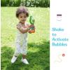 imageLittle Kids FisherPrice Toddler Toy Shake and Go Bubble Maraca 2in1 No Spill Bubble Wand and Musical Toy Maraca  Ages 18 Months  Includes 4oz of NonToxic Bubble Solution