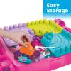imageMEGA BLOKS First Builders Toddler Blocks Toy Build n Learn Portable Activity Table with 30 Pieces and BuiltIn Storage Pink Kids Ages 1 Years Amazon ExclusivePink