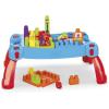 imageMEGA BLOKS First Builders Toddler Blocks Toy Build n Learn Portable Activity Table with 30 Pieces and BuiltIn Storage Pink Kids Ages 1 Years Amazon ExclusiveBlue