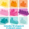 imageMEGA BLOKS First Builders Toddler Blocks Toys Set Big Building Bag with 80 Pieces and Storage Blue Ages 1 YearsPink Bag