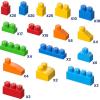 imageMEGA BLOKS First Builders Toddler Blocks Toys Set Deluxe Building Bag with 150 Pieces and Storage Creative OpenEnded Play Blue Ages 1 Years Amazon Exclusive1 pack Deluxe Bag