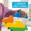 imageMEGA BLOKS First Builders Toddler Blocks Toys Set Deluxe Building Bag with 150 Pieces and Storage Creative OpenEnded Play Blue Ages 1 Years Amazon Exclusive1 pack Deluxe Bag