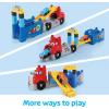 imageMEGA BLOKS First Builders Toddler Building Blocks Toy Set Build ampamp Race Rig with 19 Pieces 2 Race Cars and Storage Red Ages 1 Years