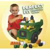 imageMEGA BLOKS John Deere Toddler Building Blocks Toy Set Dump Truck with 25 Pieces and Storage 1 Figure Green Ages 1 Years