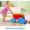 imageMega Bloks First Builders Toddler Building Toy Block Scooping Pull Wagon with 20 Pieces and Builtin Storage Picks Up Blocks Red Kids Ages 1New Block Scooping Wagon