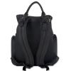 imageModern Quilted Diaper Bag Backpack and Multipurpose Travel Drawstring Baby Bag  3 Piece Set Black