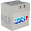 imagePower Wheels RideOn Toy Replacement Battery 12Volt 12Ah Rechargeable for Preschool VehiclesNew Edition