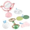 imageFisherPrice Baby Toys Mini Me Moments SelfCare Sensory Set 6Piece Rattle ampamp Teether Activities for Newborns Ages 3 Months