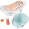 imageFisherPrice Baby to Toddler Bath 4in1 Sling N Seat Tub with Removable Infant Support and 2 Toys Summer Blossoms