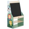 imageFisherPrice Fauna Collection Wild Wonder Artist Center by Dream On Me Jungle Print Builtin Blackboard Crafted with Durable Pinewood