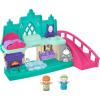 imageFisherPrice Little People Toddler Toy Disney Frozen Arendelle Castle Playset with Lights Sounds Anna ampamp Elsa Figures for Pretend Play Ages 18 Months Amazon Exclusive