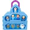 imageFisherPrice Little People Toddler Toy Disney Frozen Carry Along Castle Case Playset with Figures for Pretend Play Kids Ages 18 Months