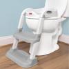 imageFisherPrice Potty Training Seat with Step Stool Ladder 2in1 Potty Training Toilet for Toddlers with Splash Guard AntiSlip Pads Cushioned Seat Gray