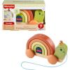 imageFisherPrice Wood Toddler Toy PullAlong Stacking Snail Tiny Garden 6Piece Wooden Activity for Motor Skill Development Kids Ages 18 Months Amazon Exclusive