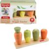 imageFisherPrice Wood Toddler Toy Veggie Stacker Tiny Garden Wooden Sorting ampamp Stacking Activity for Preschool Kids Ages 18 Months Amazon ExclusiveVeggies