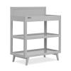 imageFisherPrice by Dream On Me Sanibel Changing Table in Pebble Grey with a 37 Thick Changing pad and Two Sturdy Shelves