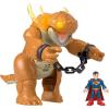 imageImaginext FisherPrice Superman Toy with Lights Sounds Motion ampamp 3inch Action Figure 10inch Monster with ChainsPlayset