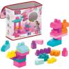 imageMEGA BLOKS First Builders Toddler Blocks Toys Set Big Building Bag with 80 Pieces and Storage Blue Ages 1 YearsPink Bag