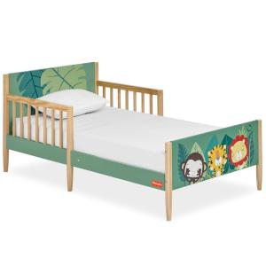 imageDream On Me FisherPrice Fauna Collection Safari Toddler Bed Jungle Print JPMA Certified Easy to Assemble