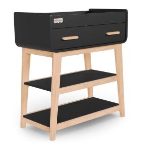 imageFisher Price by Dream On Me Baby Changing Table Blush Pink  Greenguard Gold ampamp JPMA Certified Wooden Nursery Dresser with Storage Shelves  Compact Sturdy ampamp EasytoClean DesignMatte Black Vintage Oak