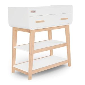 imageFisher Price by Dream On Me Baby Changing Table Blush Pink  Greenguard Gold ampamp JPMA Certified Wooden Nursery Dresser with Storage Shelves  Compact Sturdy ampamp EasytoClean DesignVintage White Oak