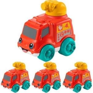 imageFisherPrice Baby Toy Rollin Tractor PushAlong Vehicle with Fine Motor Activities for Infants Ages 6 MonthsFire Truck