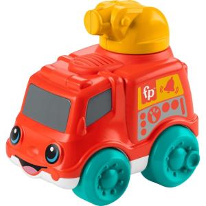 imageFisherPrice Baby Toy Rollin Tractor PushAlong Vehicle with Fine Motor Activities for Infants Ages 6 MonthsRed