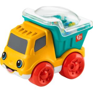 imageFisherPrice Baby Toy Rollin Tractor PushAlong Vehicle with Fine Motor Activities for Infants Ages 6 MonthsYellow