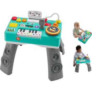 imageFisherPrice Baby ampamp Toddler Toy Laugh ampamp Learn DJ Table Educational Musical Activity Center for Developmental Play Infants Ages 6 Months