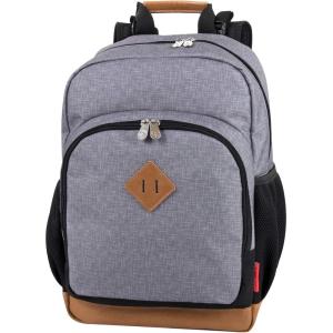 imageFisherPrice Fastfinder Multipocket Grey Diaper Bag Backpack with Changing Pad and Stroller Straps Grey