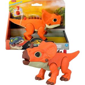 imageFisherPrice Imaginext Jurassic World Dinosaur Action Figure with KidActivated Motion 8inch Tyrannosaurus Rex Dino ToyAquilops